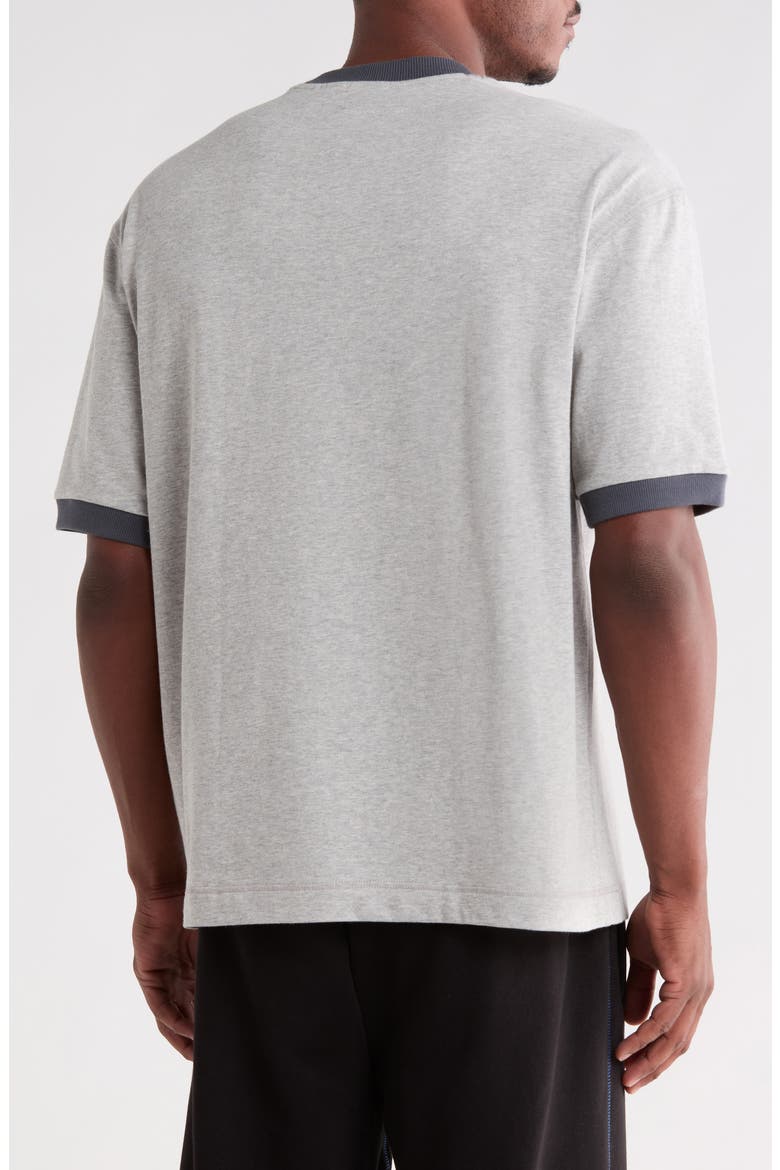 Edge Cotton Ringer T-Shirt, Alternate, color, GREY