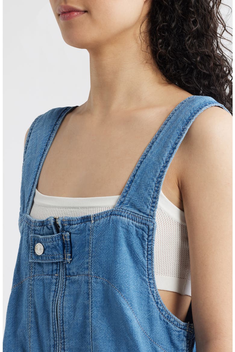 Jude Cotton Shortalls, Alternate, color, LIGHT INDIGO