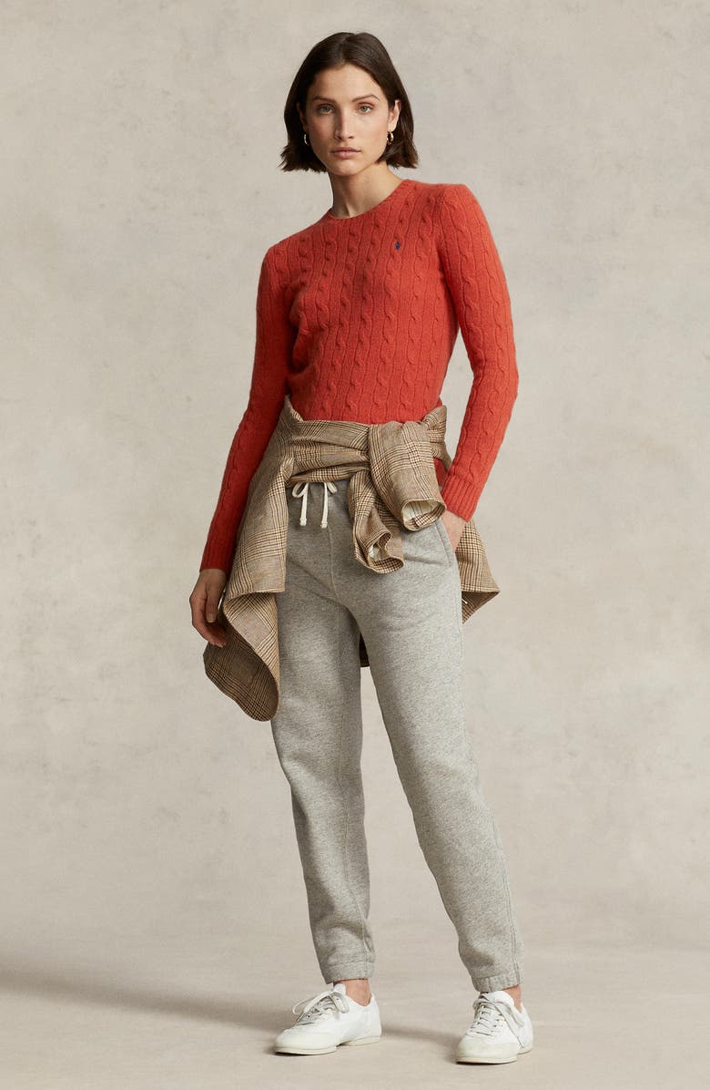 Polo Ralph Lauren Julianna Wool & Cashmere Cable Stitch Sweater, Alternate, color,