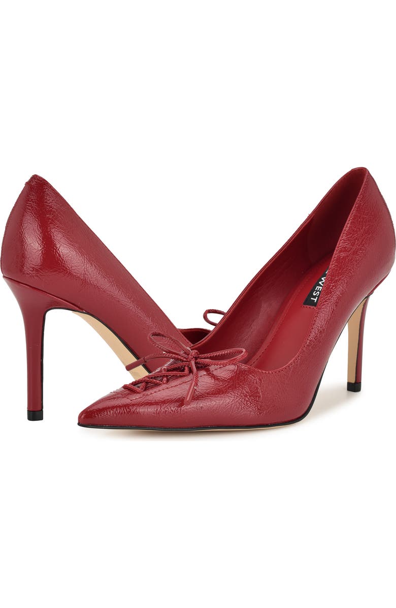 Nine West Marsen Pointed Toe Pump, Alternate, color, Dark Red 600