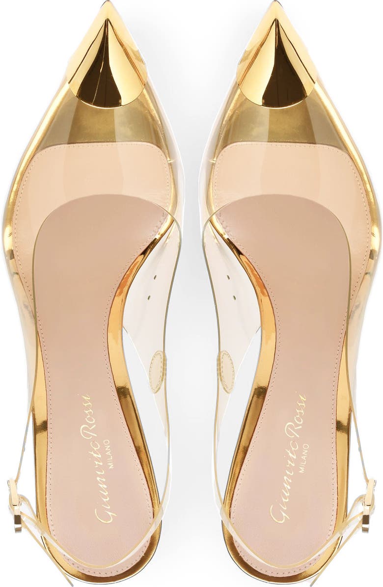 Gianvito Rossi Diana Pump, Alternate, color, Gold Tpu