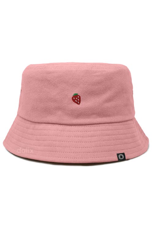 Dalix Lil Strawberry Bucket Hat In Orange