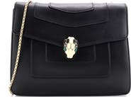 Pre-Owned Bvlgari Serpenti Forever Square Shoulder Bag Leather Medium