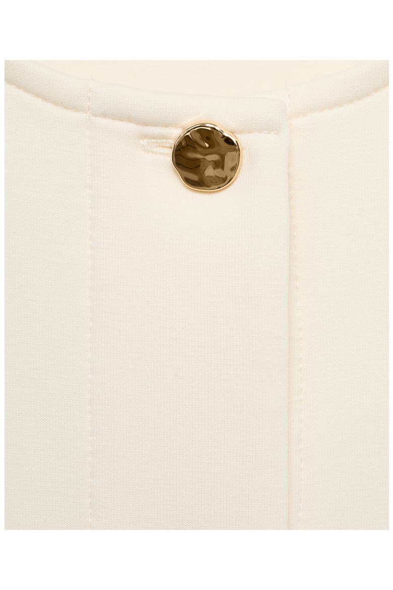 Cotton Blend Crop Utility Jacket, Alternate, color, ECRU