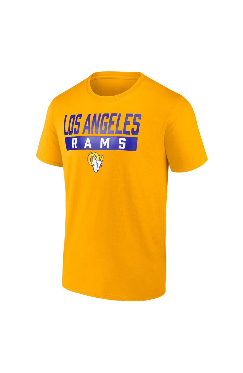 FANATICS Men's Fanatics  Gold Los Angeles Rams T-Shirt, Alternate, color, 