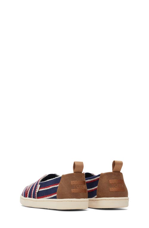 Toms Alpargata Boys Shoes Size: Junior 1, Colour: Navy In Navy