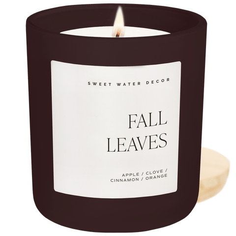 Brown Matte 15 oz Soy Fall Candle