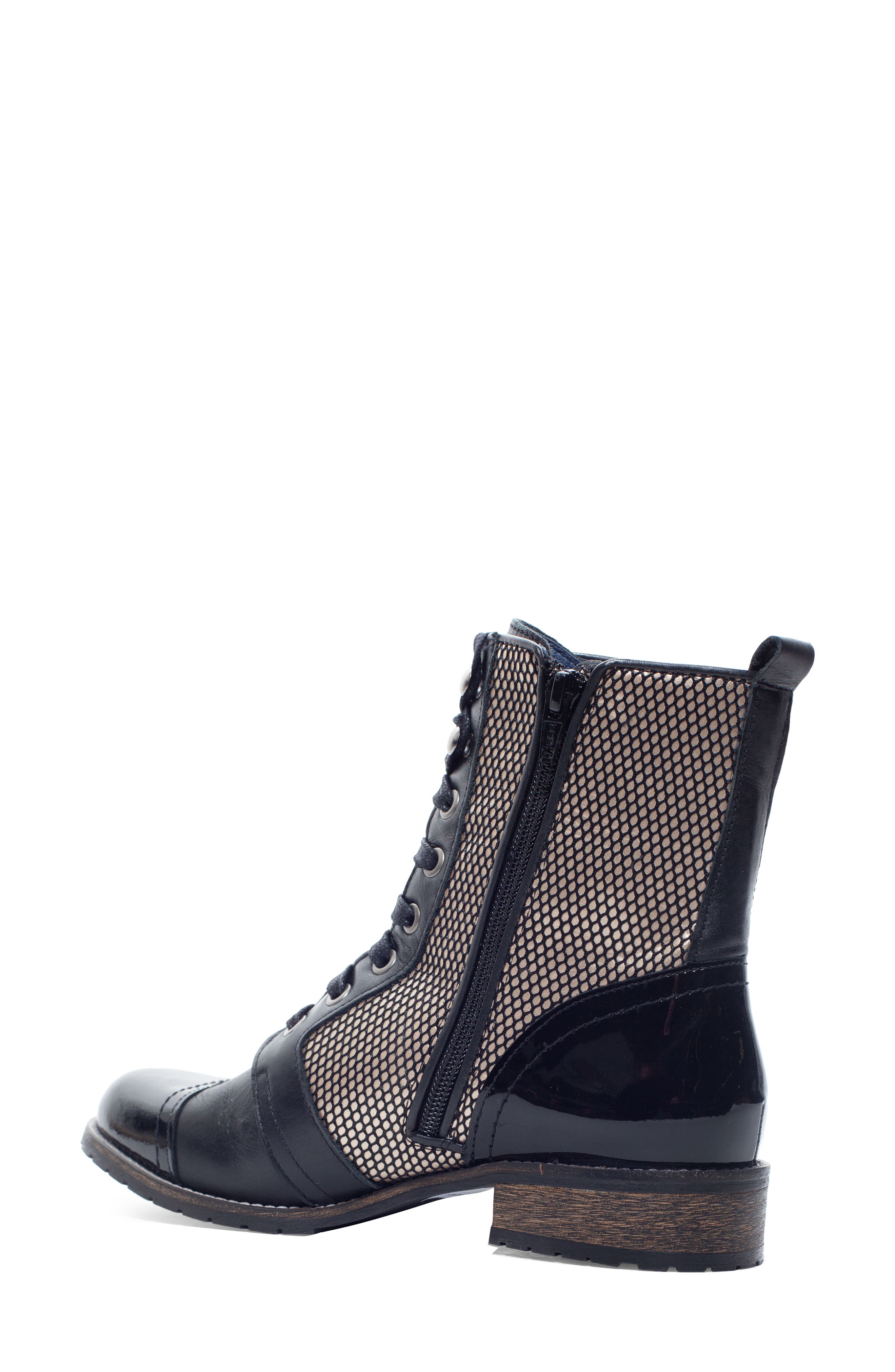 Liberty Elektra Lace-Up Boot, Alternate, color, PAINT IT BLACK