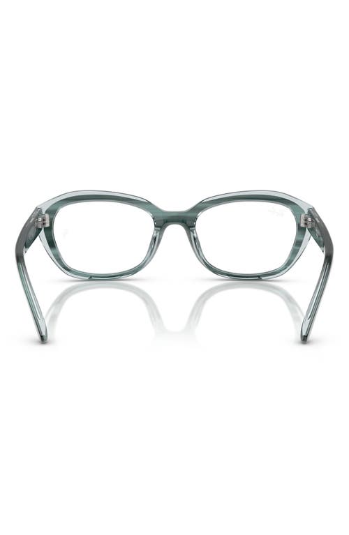 RAY BAN RAY-BAN KIDS' 48MM SMALL IRREGULAR OPTICAL GLASSES