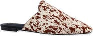 SHUSHOP Atlas Faux Fur Flat Mule