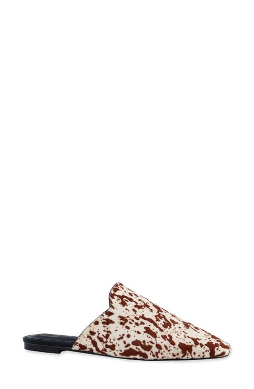 Shushop Atlas Faux Fur Flat Mule In Neutral