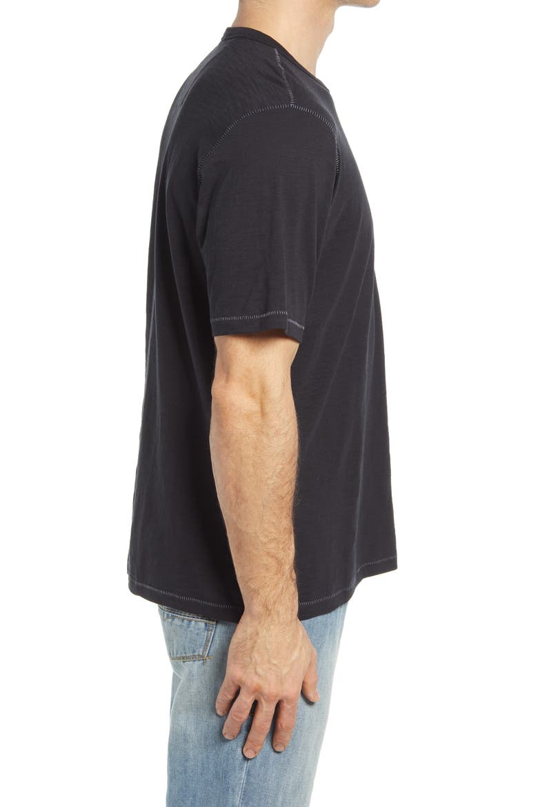 Bali Beach Crewneck T-Shirt, Alternate, color, BLACK