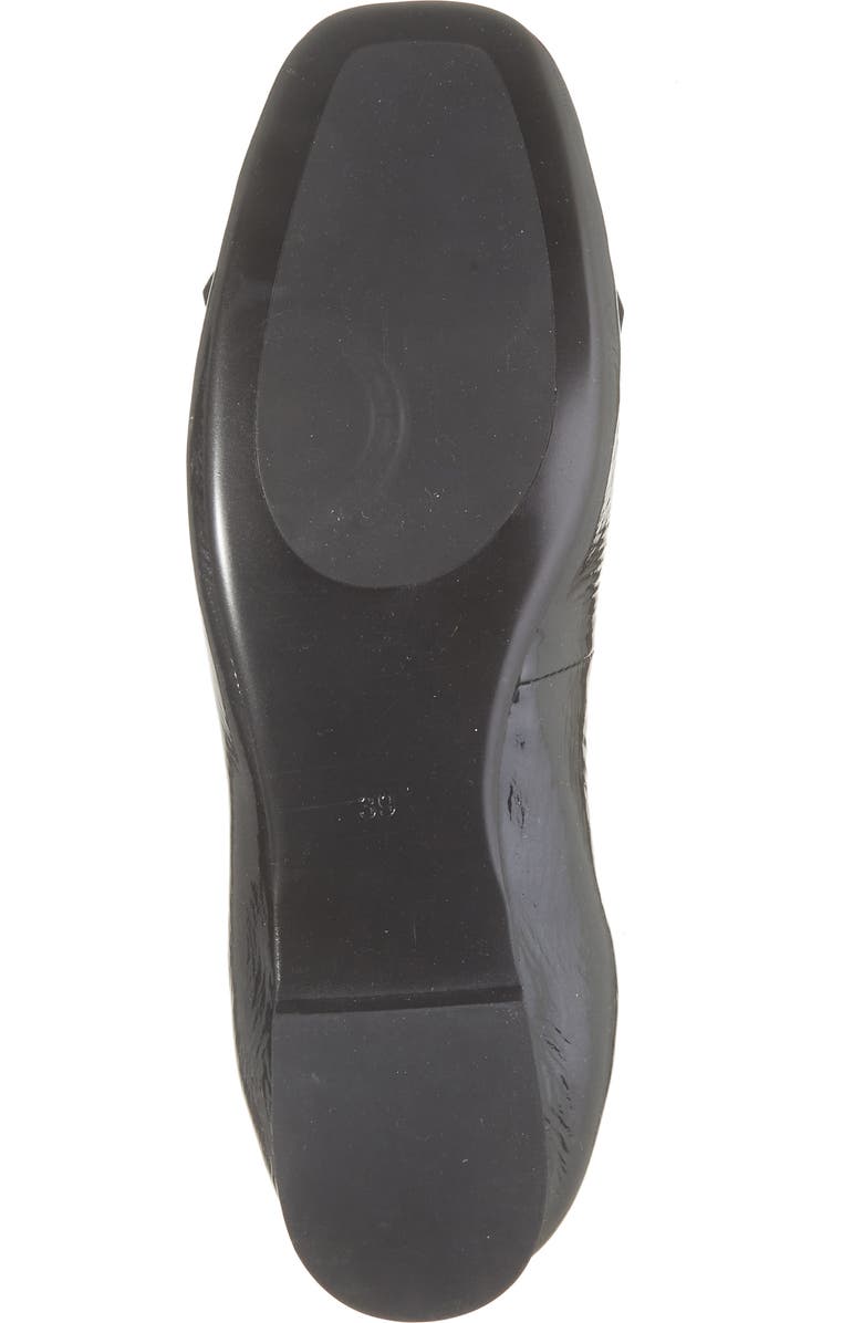 Cordani Mistie Fringe Trim Loafer, Alternate, color, Black Patent