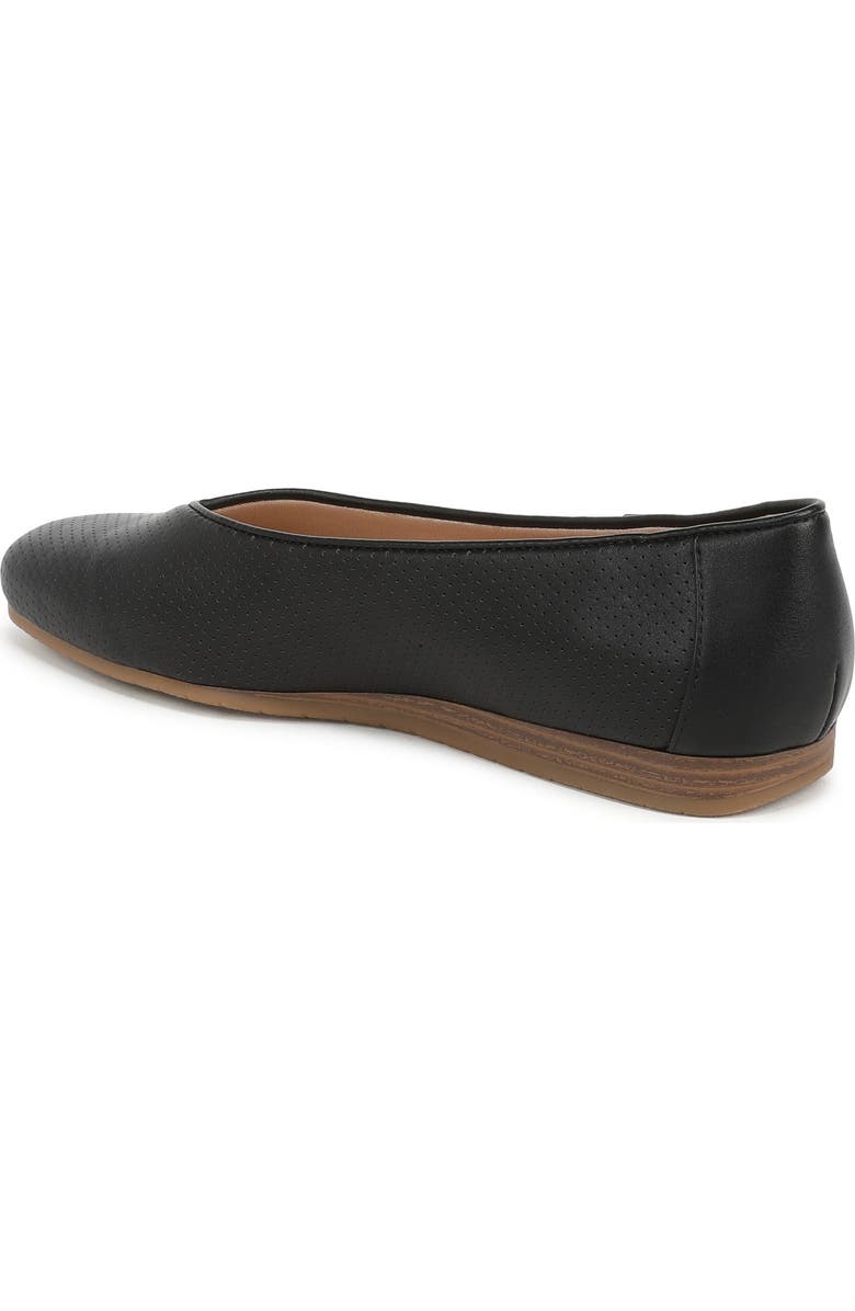 Dr. Scholl's Violet Flat, Alternate, color, Black Faux Leather