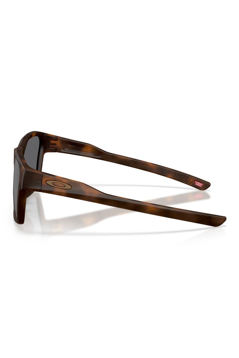 Briza 58mm Prizm™ Polarized Square Sunglass, Alternate, color, MATTE TORTOISE / PRIZM BLACK