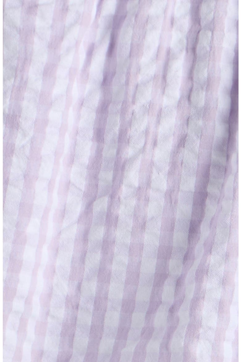 Kids' Gingham Seersucker Shorts, Alternate, color, PURPLE SECRET MAE GINGHAM