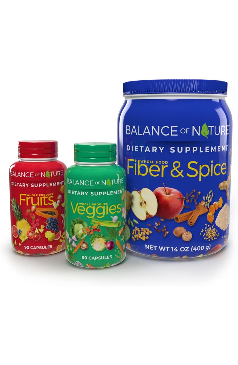 Balance of Nature Whole Food Fruit Vegetable and Fiber Supplement System, Main, color, NO COLOR