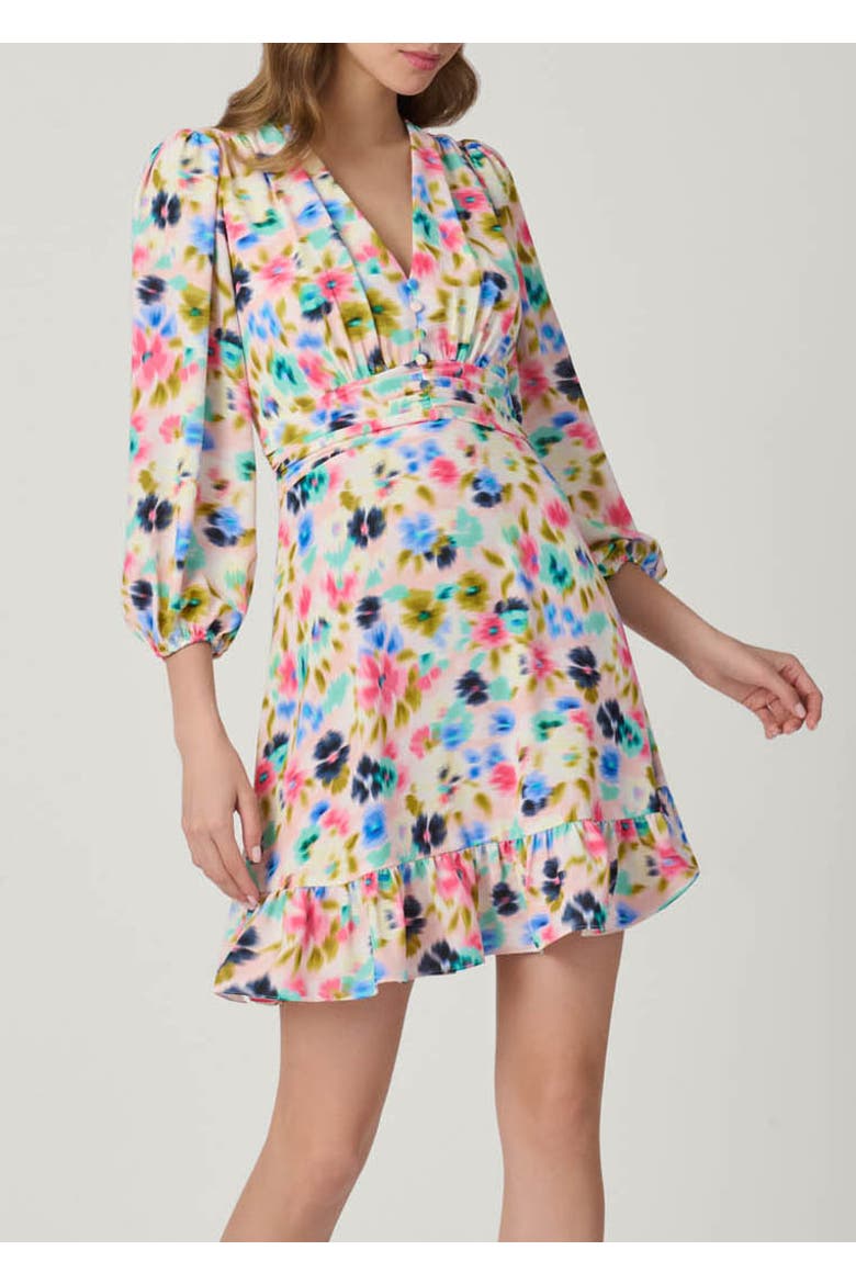 Weezie Poppy Floral Dress, Main, color, Multi