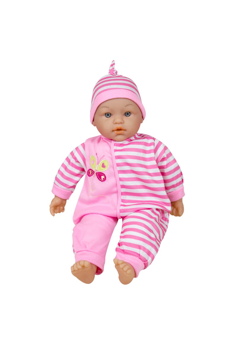 16 Inch Talking Baby Doll, Striped Butterfly Outfit, Main, color, Multicolored