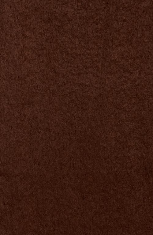 Nordstrom Brushed Fringed Scarf In Brown