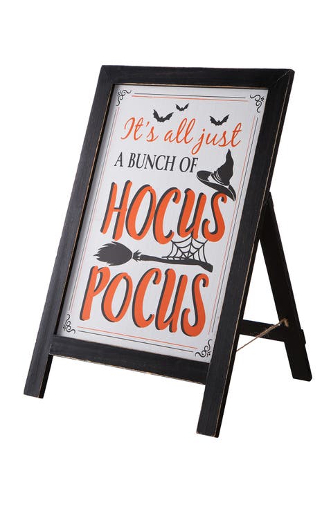 Halloween Wooden Standing Easel Sign Decor or Hanging Decor