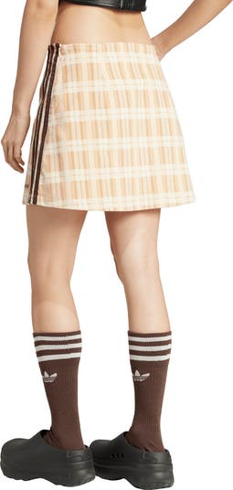 ★関税込★adidas★Corduroy Tartan Skirt★ミニスカート★ CLOTHING - Corduroy Tartan Skirt - Beige | adidas Oman
