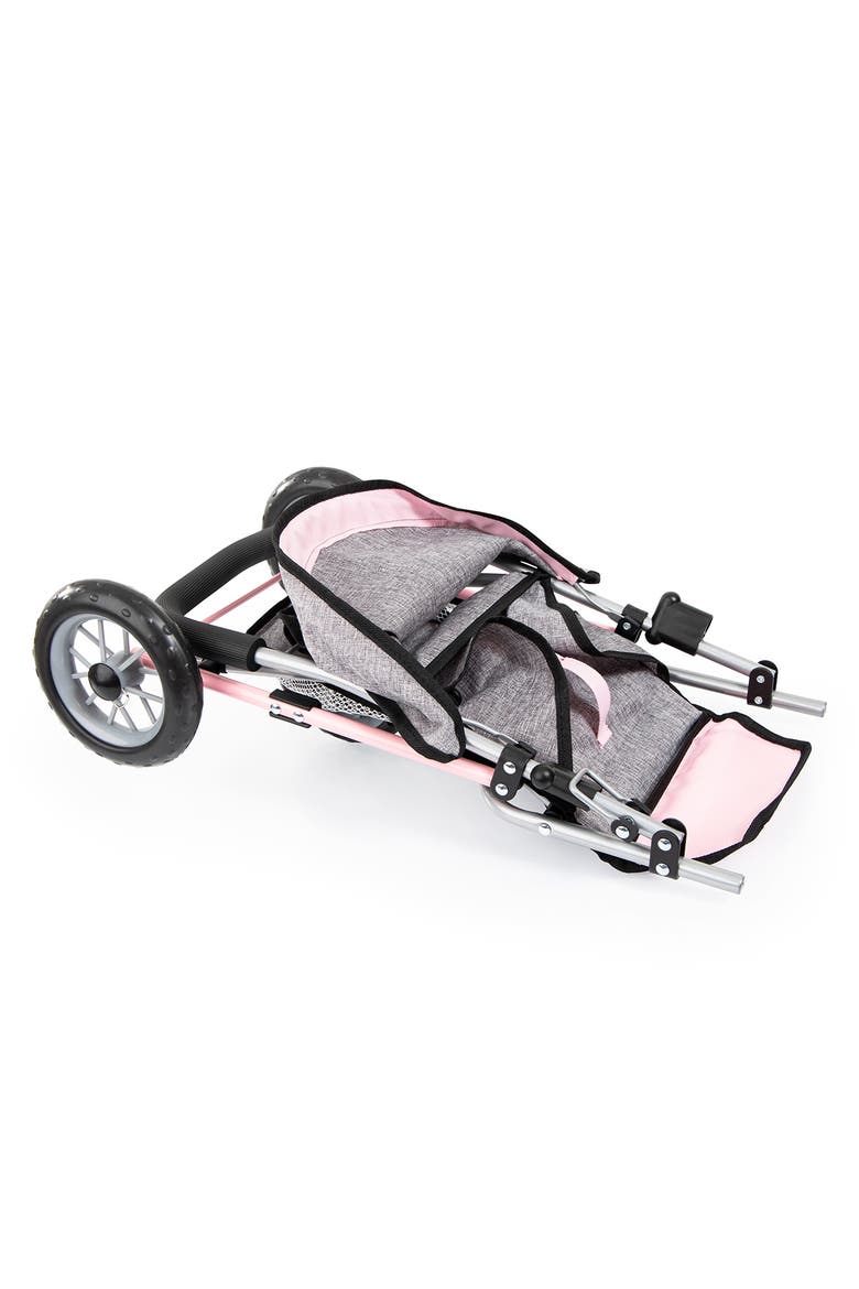 Deluxe Twin Dolls Jogger Stroller, Alternate, color, Multicolored