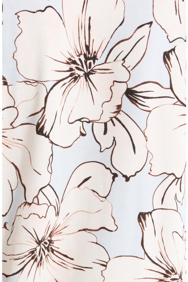 Moonlight Eco Crop Pajamas, Alternate, color, BLUE SKETCHBOOK FLORAL