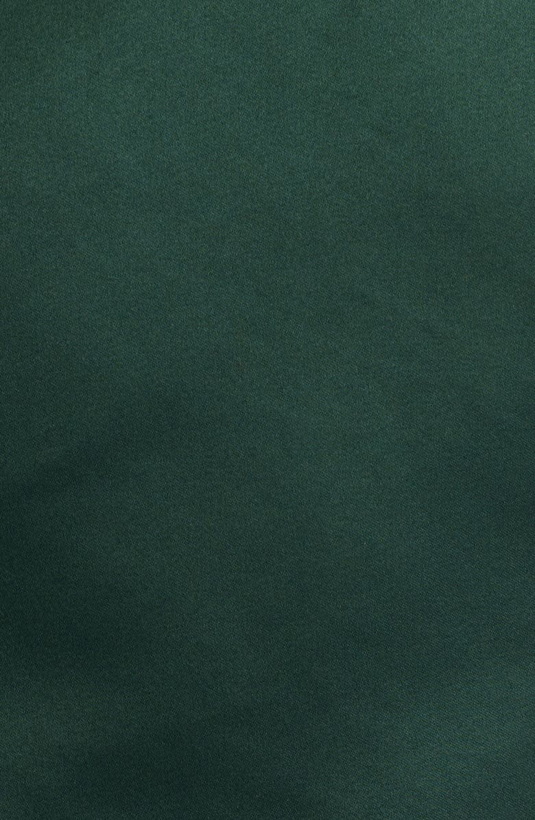 Cult Gaia Lisa Open Back Short Sleeve Minidress, Alternate, color, Forest Green