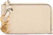 Chloé Small Alphabet Zip Leather Card Holder