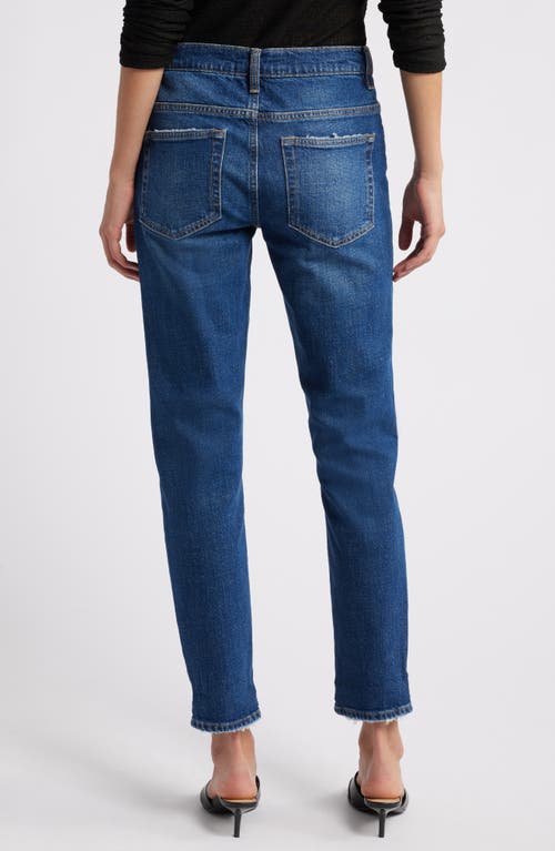 Frame Le Garcon Cropped Boyfriend Jeans In Othello
