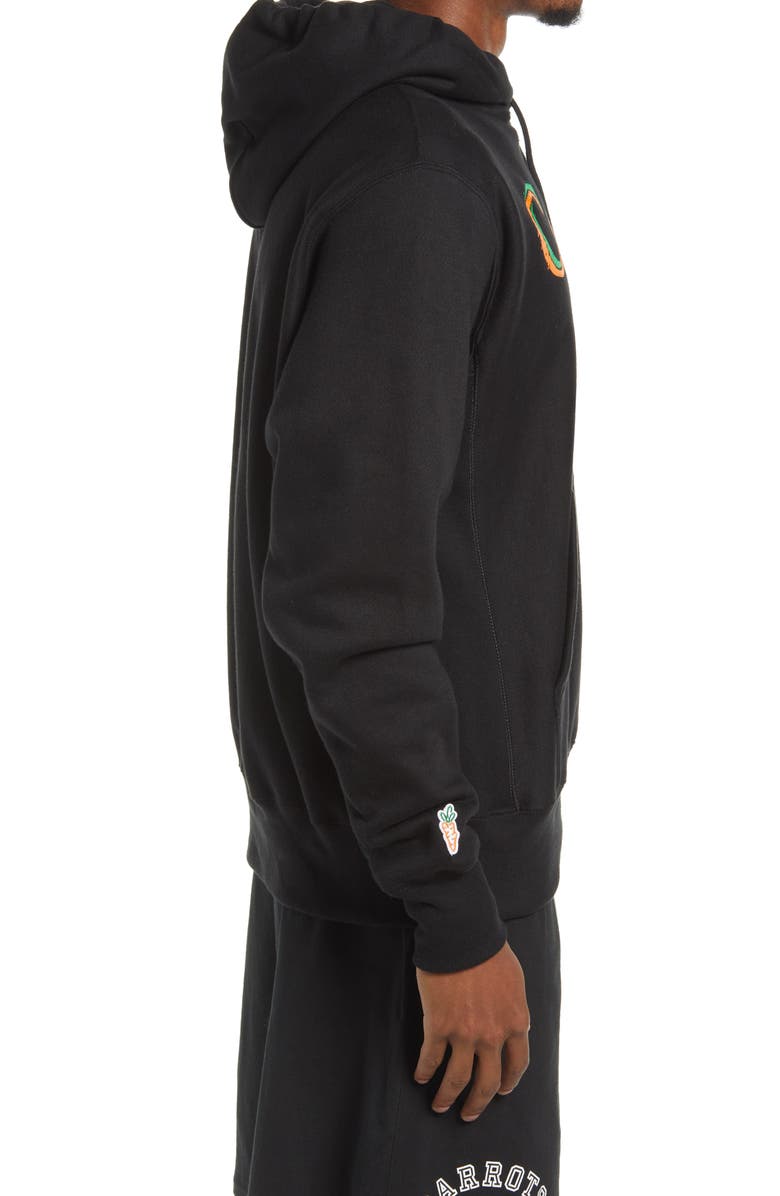 CARROTS BY ANWAR CARROTS Wordmark Scribble Logo Cotton Graphic Hoodie, Alternate, color,