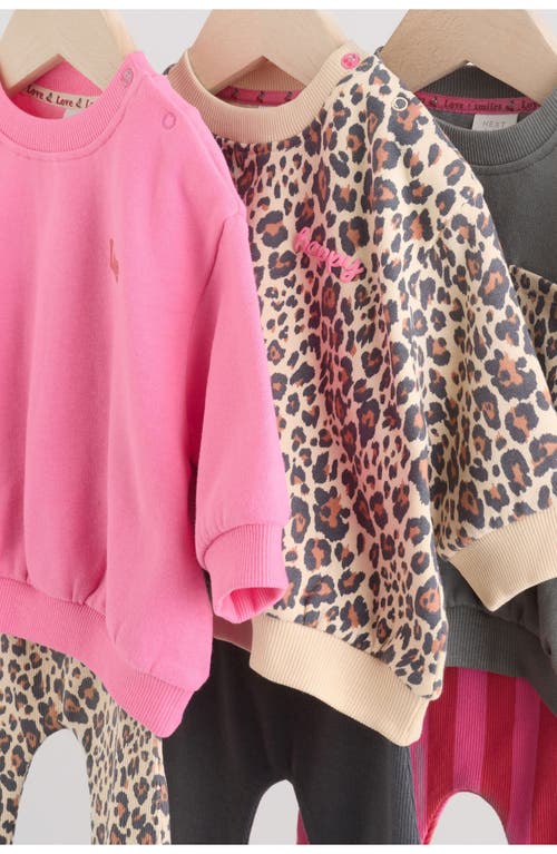 Next 6-pack Assorted Sweatshirts & Leggings Set In Pink