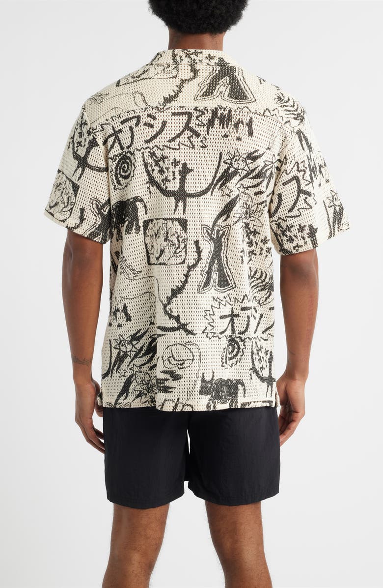 OAS Gensou Camp Shirt, Alternate, color, Ecru