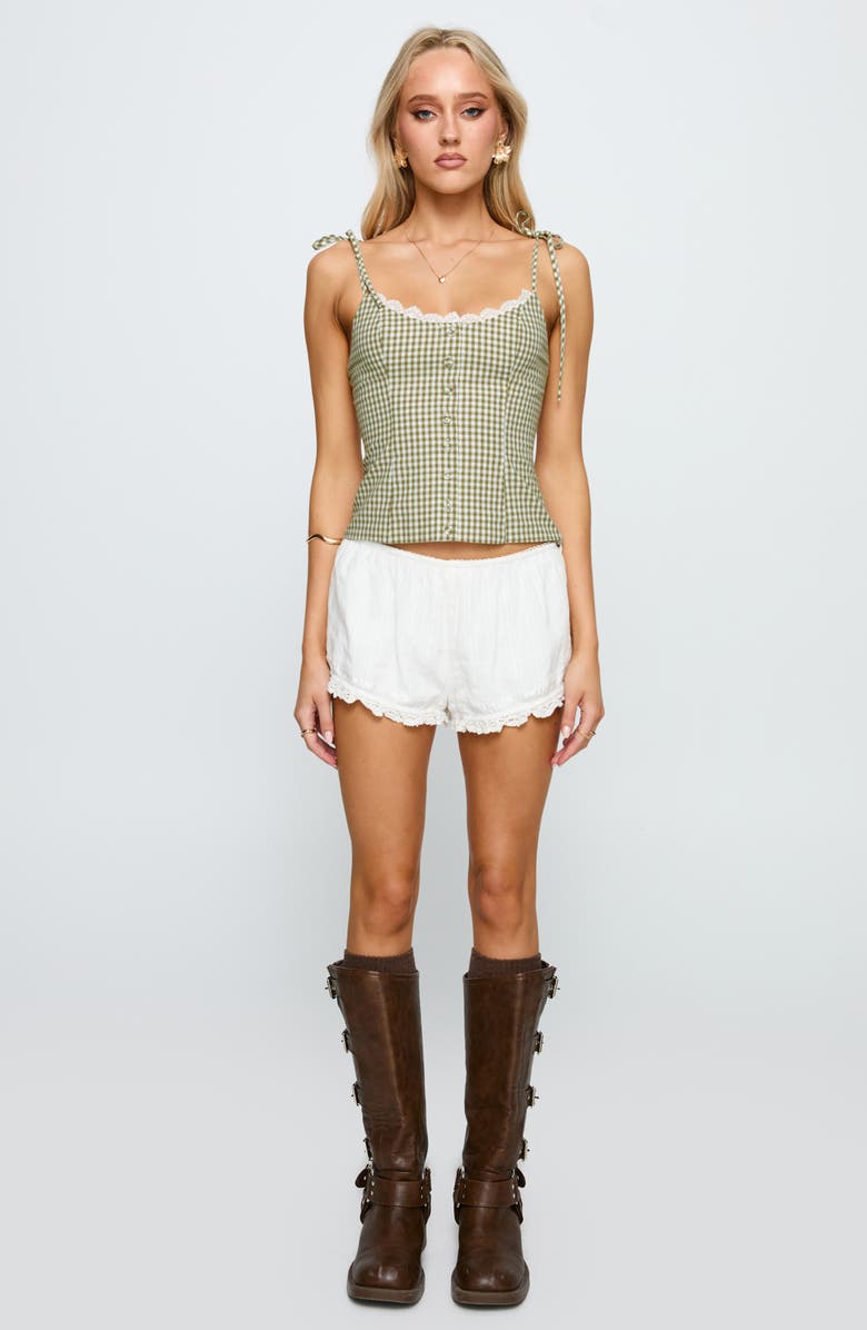 Princess Polly Dalanie Gingham Camisole, Alternate, color, 