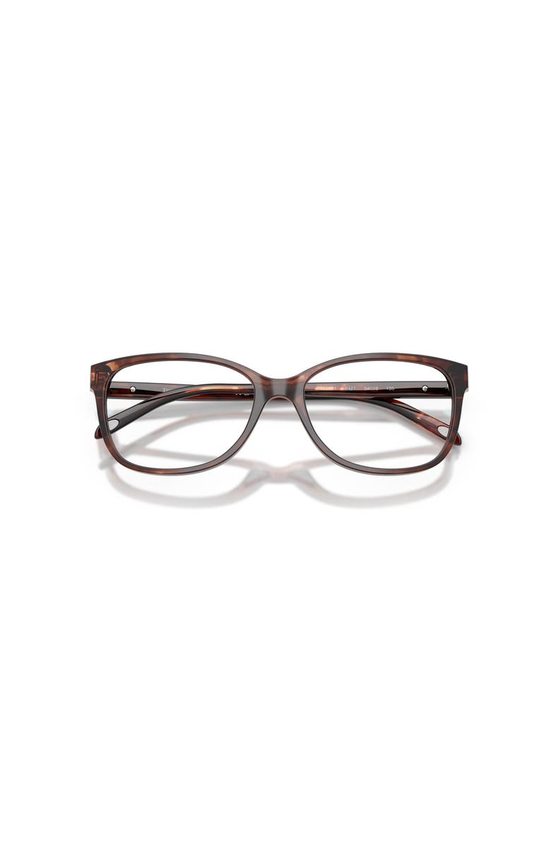 Tiffany & Co. 54mm Square optical glasses, Alternate, color, Brown
