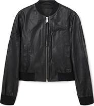 AllSaints x Williams F1 Racing Orten Leather Bomber Jacket