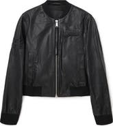 AllSaints x Williams F1 Racing Orten Leather Bomber Jacket