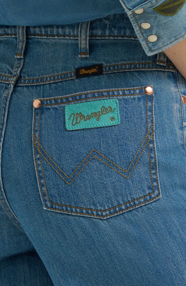 Wrangler x Lainey Wilson Embroidered Cheeky Wide Leg Jeans, Alternate, color, 