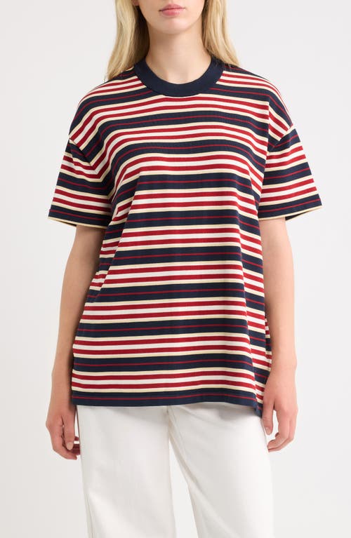 Faithfull The Brand Le Paz Striped T-shirt In Cila Stripe Navy
