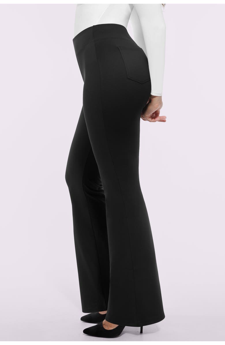 Shapellx AirSlim<sup>®</sup> Back Pocket Flare Work Pant, Alternate, color, Jet Black