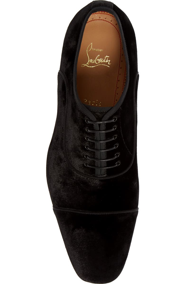Christian Louboutin Greggo Orlato Velvet Oxford, Alternate, color,