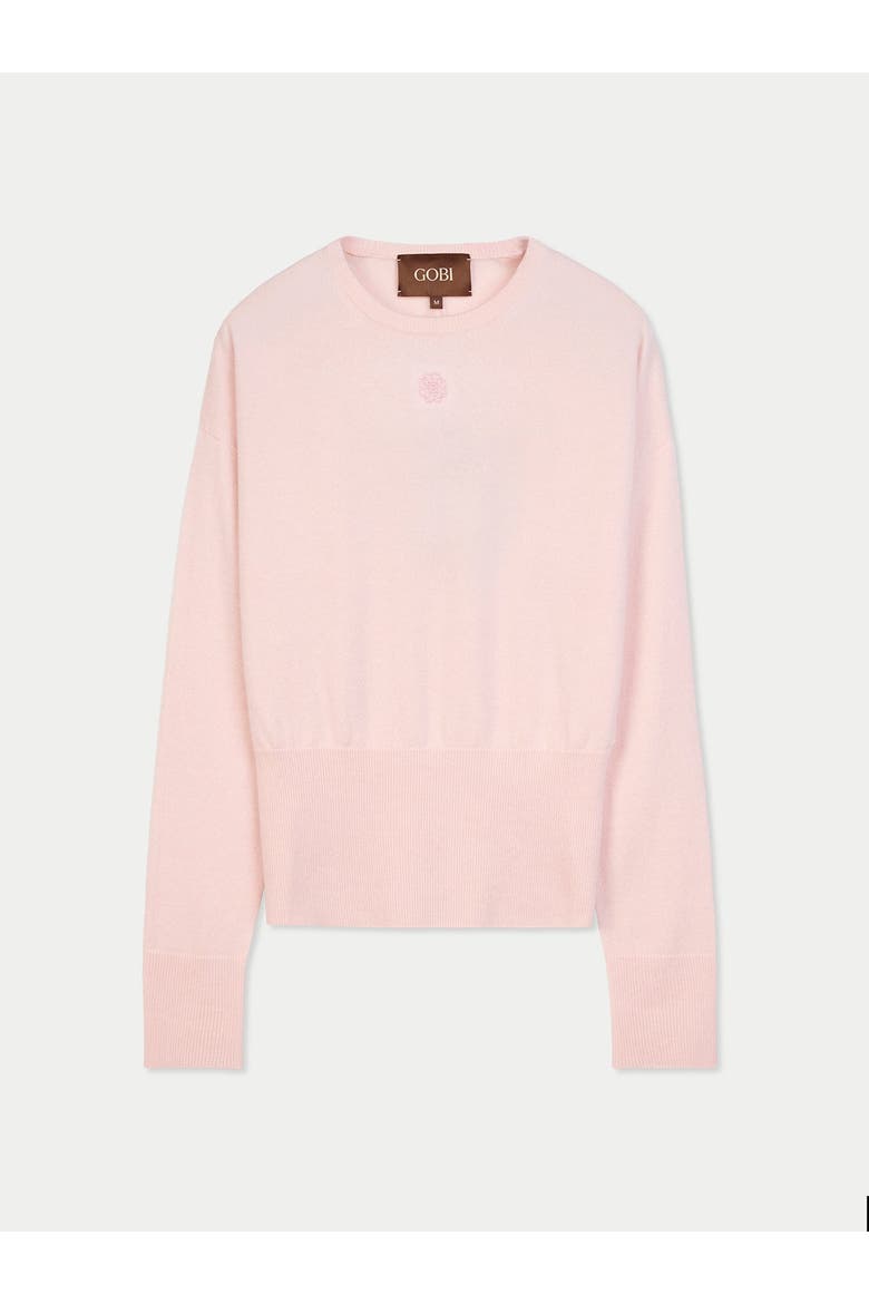 Cashmere Cinched-Waist Sweater, Main, color, peach-blush