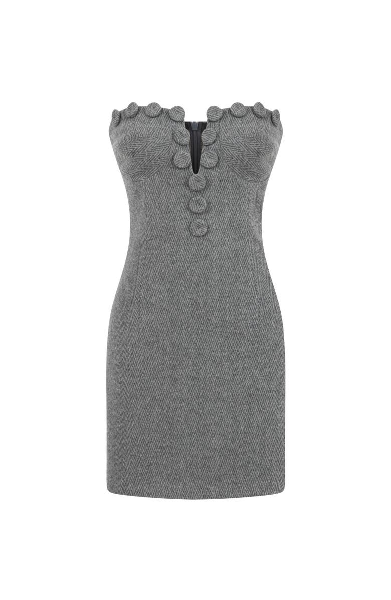 Nocturne Strapless Mini Dress, Alternate, color, 