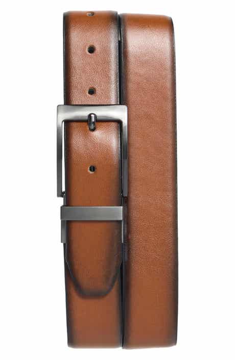 Steve Madden 35mm Burnished Reversible Dress Belt