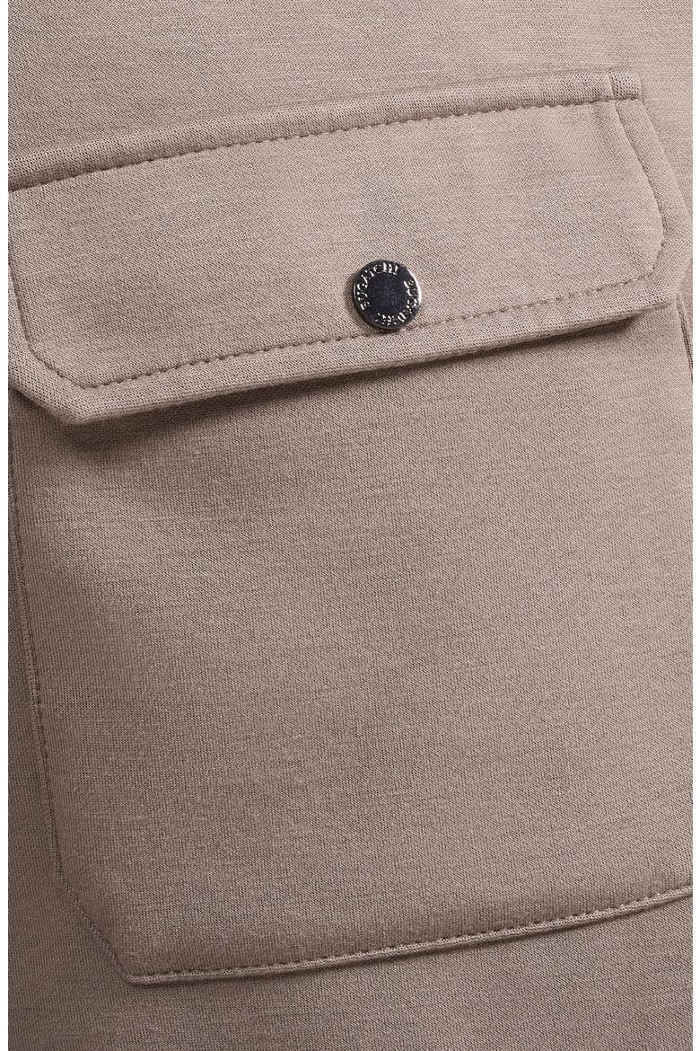 Soft Touch Knit Shirt Jacket, Alternate, color, WALNUT