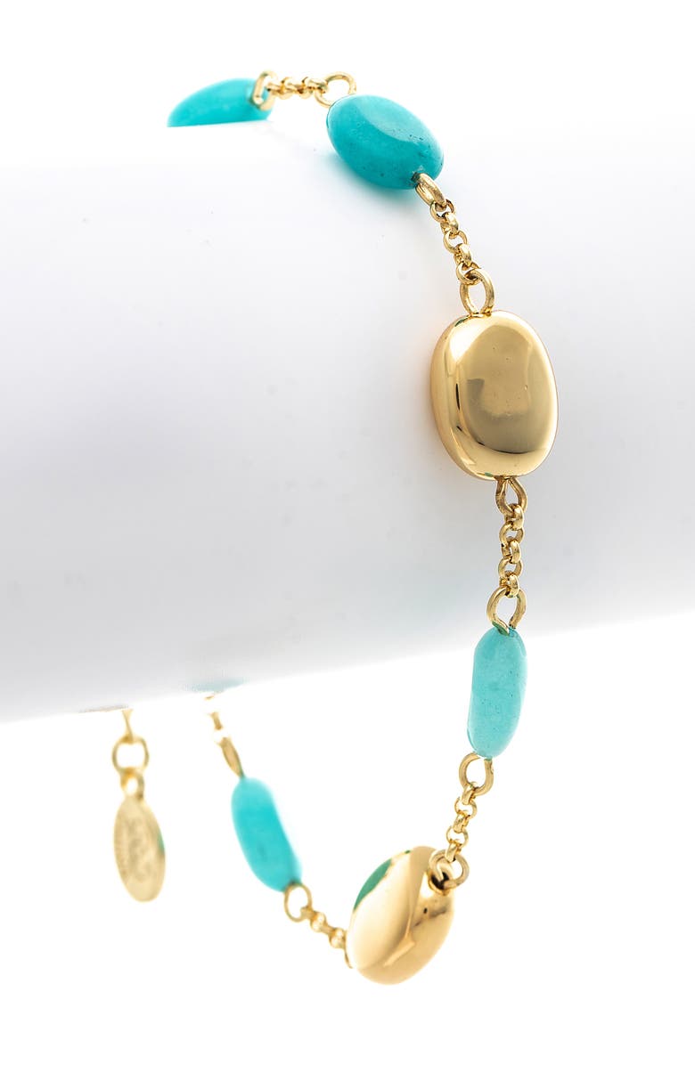 RIVKA FRIEDMAN Turquoise Bead Bracelet, Alternate, color, Turquoise