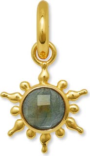 Ottoman Hands Labradorite Sun Charm