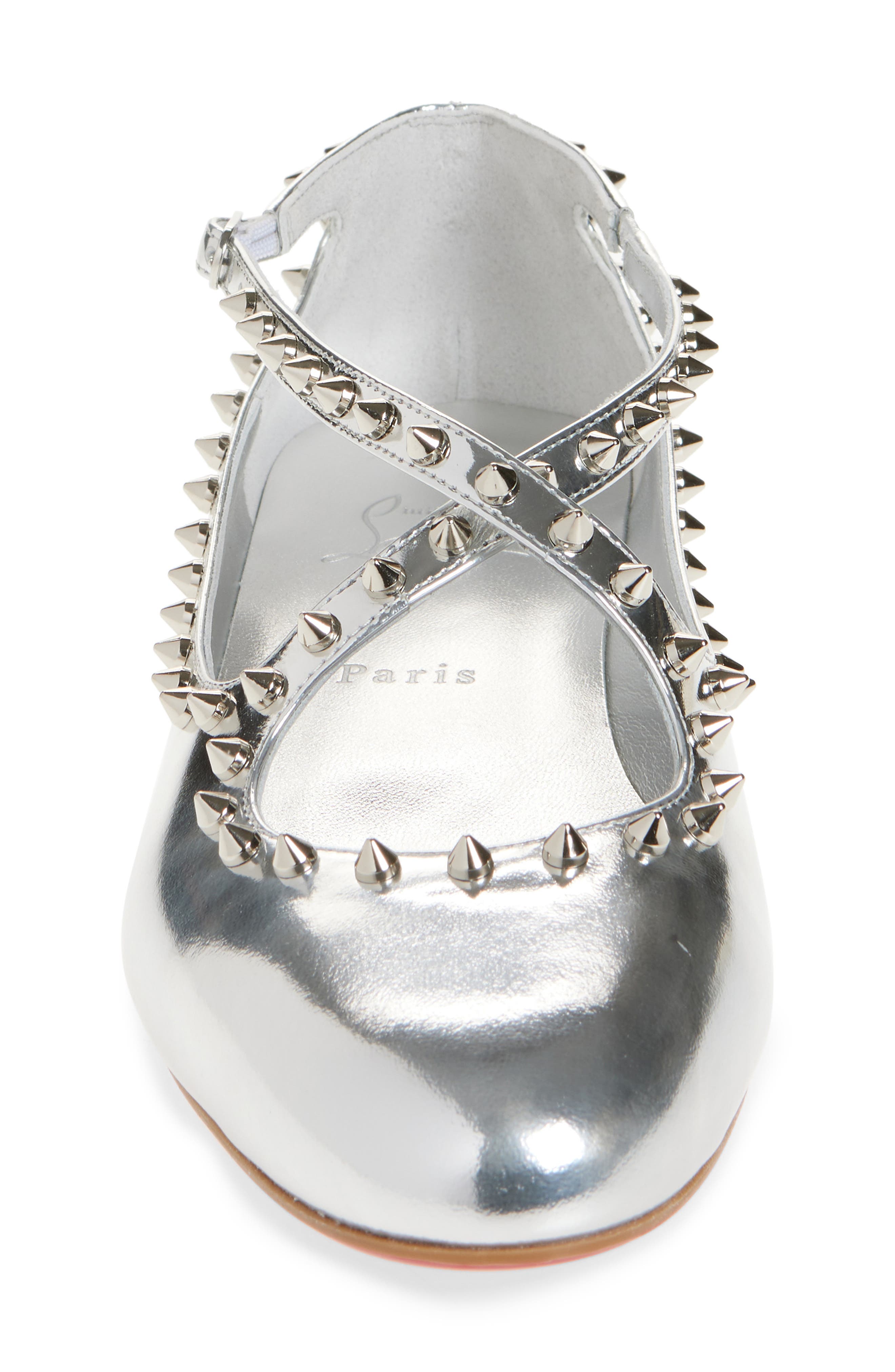 Pilouta Jane Mary Jane Flat, Alternate, color, SILVER/ SILVER