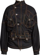 Vaquera Asymmetric Denim Jacket